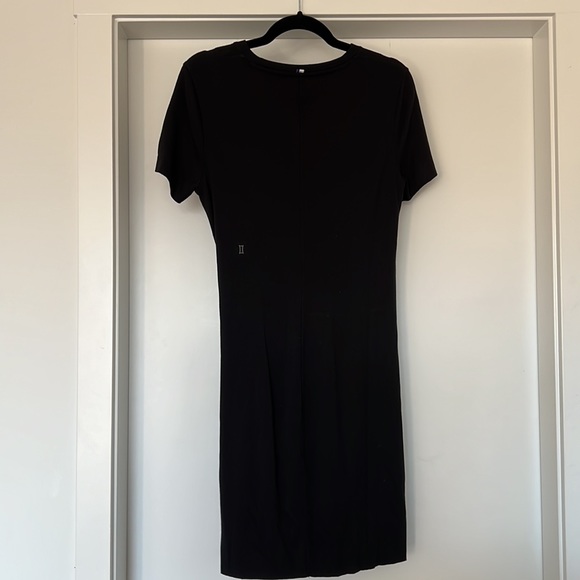 Kit and Ace Tie Brushed Dress, Size S, Black - Picture 3 of 3